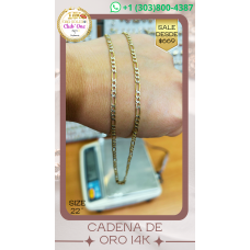 Grandes Descuentos en Cadenas de Oro Italiano 14K 15076