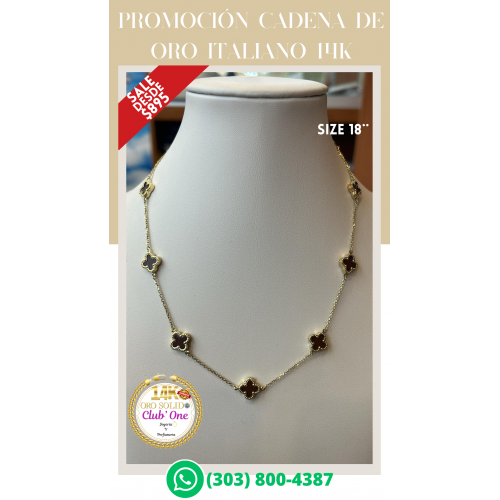 Cadenas de Oro Italiano 14K para Toda Ocasión