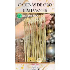 Descubre la Auténtica Belleza con Cadena de Oro Italiano 14K