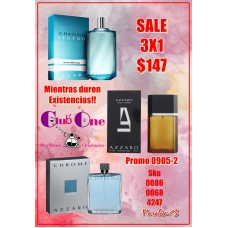 Azzaro Promoción de Perfume M 3X1