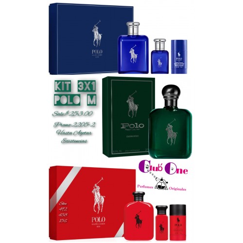 Polo Ralph Lauren Perfume Promocion 3X1 M