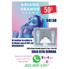 Promoción Set Ariana Grande Cloud W