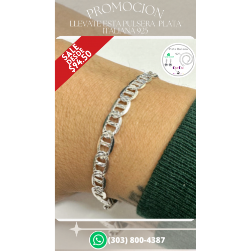 Pulseras de Plata Italiana 925 en Oferta Compra Ahora y Ahorra