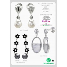 Oferta 3x1 Aretes de Plata Italiana 925 en Promoción Encuentra los Mejores Diseños