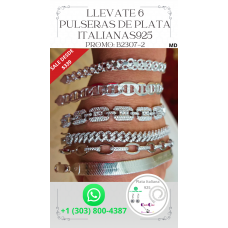 Promoción Exclusiva en Pulseras de Plata Italiana 925 B23072