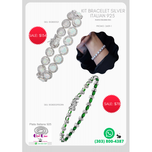 Oferta Limitada Brazalete de Plata Italiana 925 en Descuento