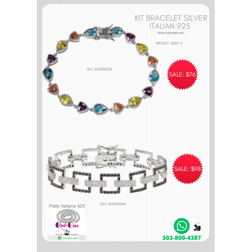 No te Pierdas la Promoción Brazalete de Plata Italiana 925