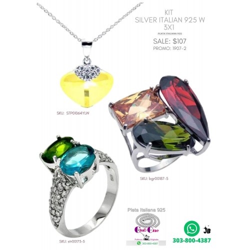 Eleva Tu Estilo Con Nuestros Anillos De Plata Italiana 925 3X1