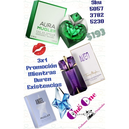 Rebaja de Perfume Thierry Mugler 3X1 Rebaja de Perfume Thierry Mugler 3X1