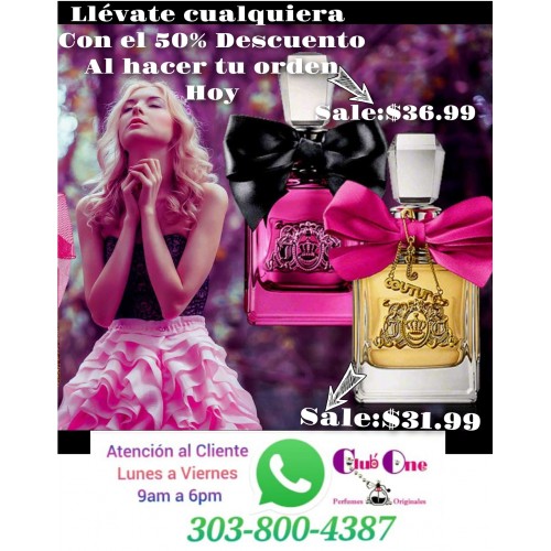 Promoción Viva La Juicy Juicy Couture W Promoción Viva La Juicy Juicy Couture W