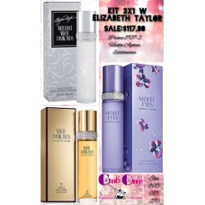 Promoción De Perfumes Elizabeth Taylor W 3X1