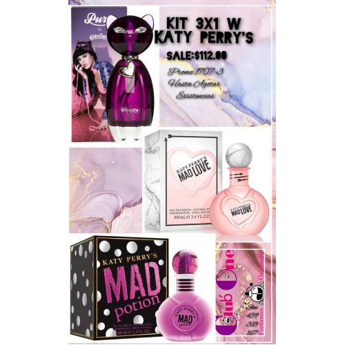 Promoción Perfumes De Katy Perry W 3X1
