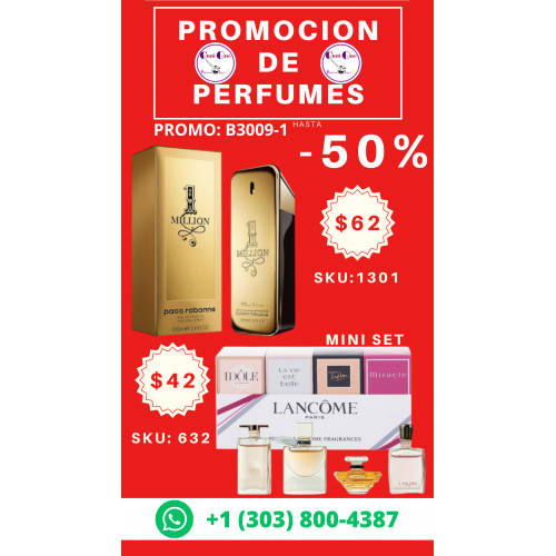 Aprovecha la Promoción de Perfumes 50% de Descuento Hoy Mismo B30091