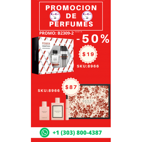 Perfumes 50% de Descuento para Regalos Especiales Aprovecha Ya B23093