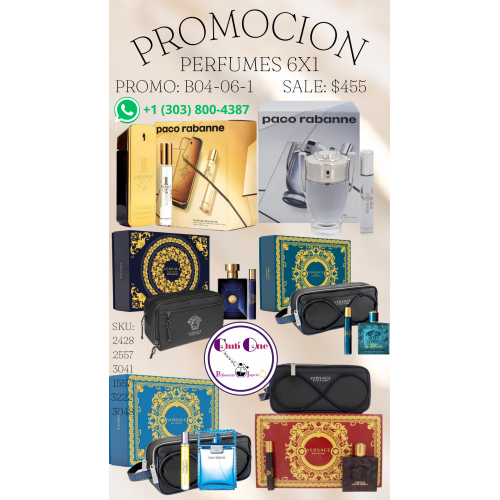 Promoción Especial en Perfumes 6x1 Increíble Promoción Especial en Perfumes 6x1 Increíble