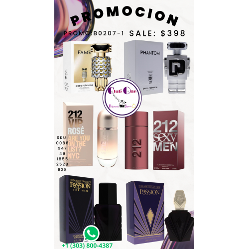 Compra 1 y llévate 6 perfumes Promoción única