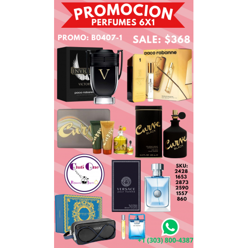 Perfumes 6x1 Aromas irresistibles a precios increíbles