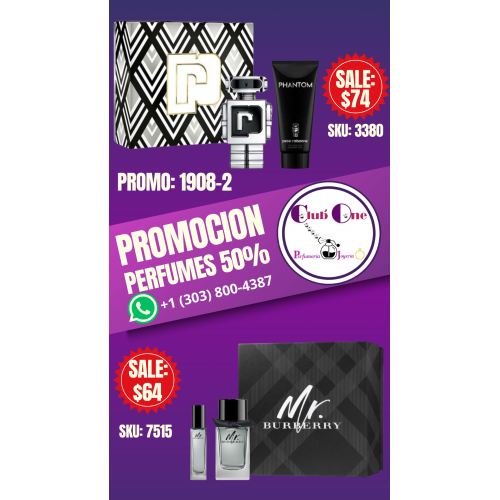 Aprovecha Promoción de Perfumes al 50% de Descuento B19082