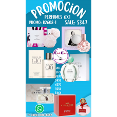 Promoción Especial Perfumes 6X1 Llévate 6 Perfumes Originales