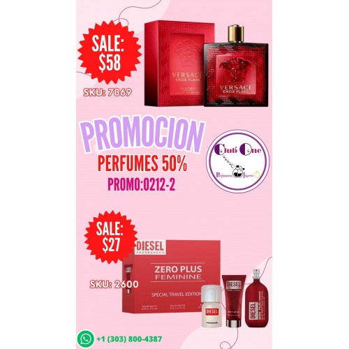 Grandes Ofertas en Perfumes al 50% de Descuento B02122