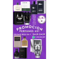 Aprovecha la Promoción 6x1 en Perfumes de Alta Gama