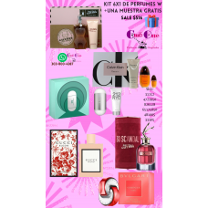 Oferta de Perfumes Kit 6x1 para Mujer con Muestra de Cortesía