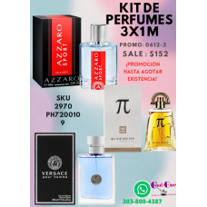 Ofertas Únicas en Perfumes para Hombres Kit 3x1 la Mejor Opción de Regalo