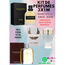 Perfumes para Hombre Descuentos Únicos en Nuestro Kit 3x1