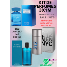 Descubre las Mejores Ofertas en Perfumes Masculinos Kit 3x1