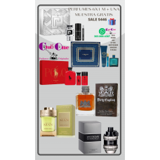 Aromas Exclusivos Perfumes Kit 6x1 para Hombre + Muestra Gratis