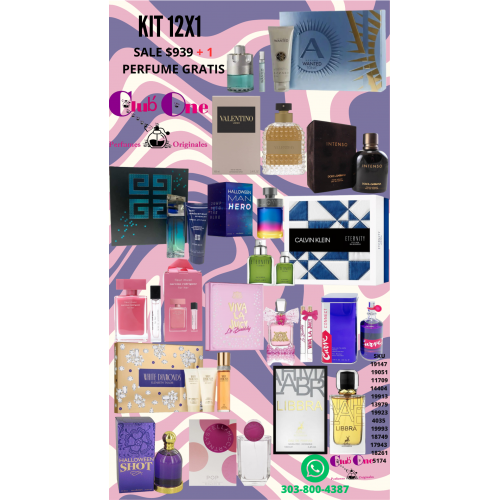 Regalamos un Perfume en la Promoción de Kit 12x1
