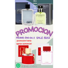Promoción Imperdible Perfumes 4x1 para Mujer y Hombre