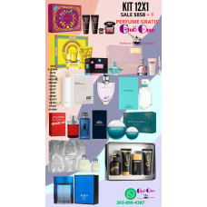 Descuento Especial Kit 12x1 de Perfumes + Perfume de Regalo