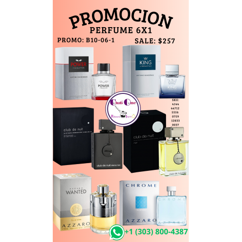 Gran Promoción de Perfumes 6x1 Ahorra Ahora