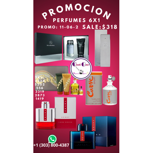 La Mejor Promoción de Perfumes 6x1 del Año