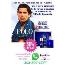 Oferta Exclusiva Giftset Ralph Lauren Polo Blue con Descuento del 50%