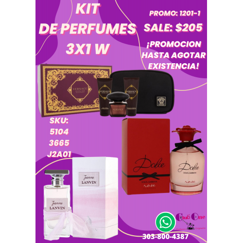Seductores Aromas Perfumes para Mujer en Oferta 3x1