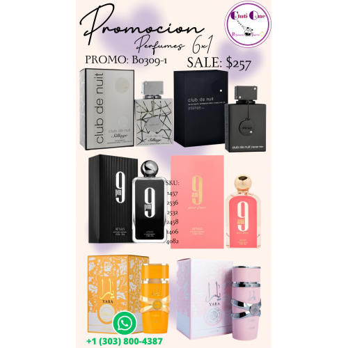 Ahorra con la Promoción de Perfumes 6x1 Ofertas Únicas B09091