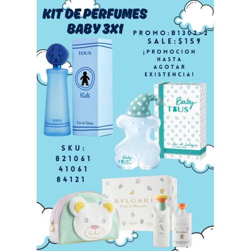 Ofertas Imperdibles en Perfumes para Niño 3x1