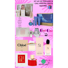 Oferta Especial Promoción de Perfumes para Mujer 6x1+Muestra Gratis