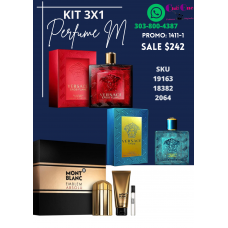 Descubre Ofertas Exclusivas en Perfumes Promoción Kit 3x1 para Hombres