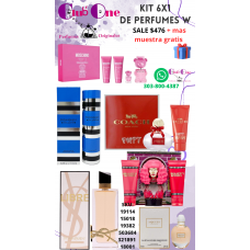 Especial Perfumes para Mujer 6x1 + Muestra Gratis