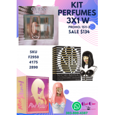 Especial para Ellas Oferta de Perfumes Kit 3x1 para Mujer