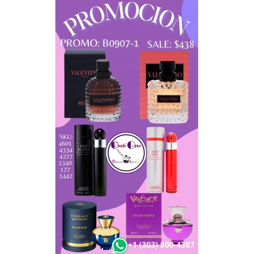 Imperdible promoción de perfumes 6x1 B09071