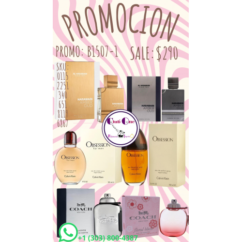 Promoción de perfumes 6x1 La oportunidad que esperabas B15071 Promoción de perfumes 6x1 La oportunidad que esperabas B15071