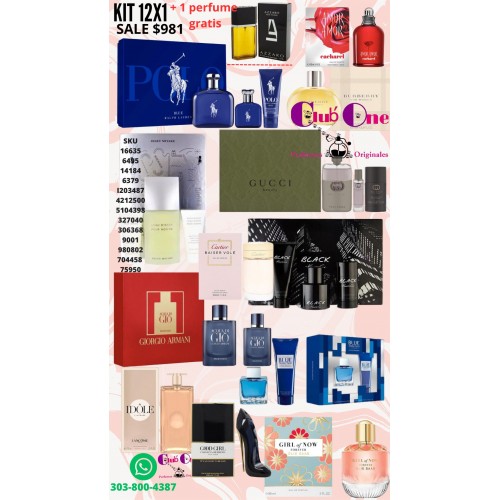 Promoción Exclusiva Y Tentadora De Perfumes 12x1 + 1 Perfume Gratis Promoción Exclusiva Y Tentadora De Perfumes 12x1 + 1 Perfume Gratis