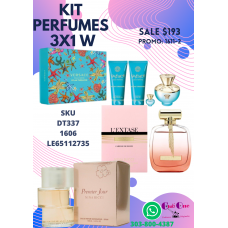Consigue tu Fragancia Perfecta Promoción en Perfumes para Mujer con Kit 3x1