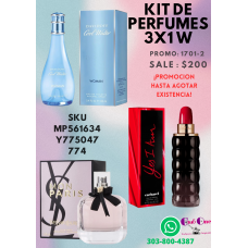 Estilo Perfumado Perfumes para Mujer en Promoción Triple 3x1