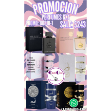 Llévate 6 Perfumes al Precio de 1 Promoción Única B03101