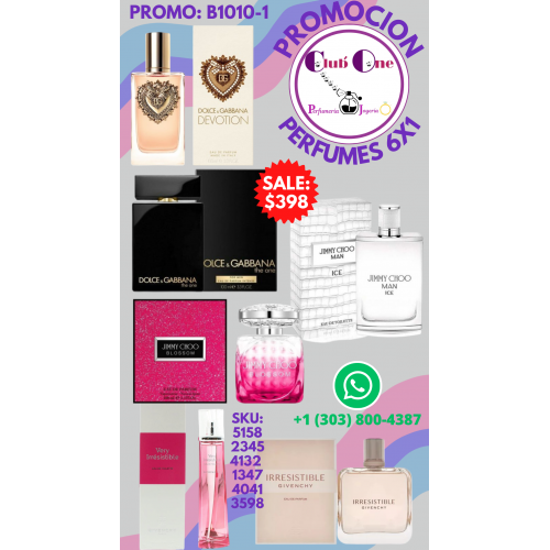 Perfumes en Promoción 6X1 Descuentos Exclusivos en Fragancias B10101 Perfumes en Promoción 6X1 Descuentos Exclusivos en Fragancias B10101